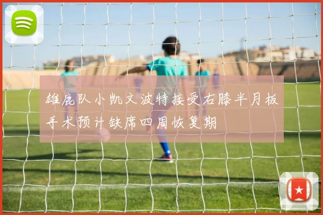 雄鹿队小凯文波特接受右膝半月板手术预计缺席四周恢复期